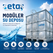 Modüler su deposu nedir? Zetaş Kimya modüler su depolama çözümleri.