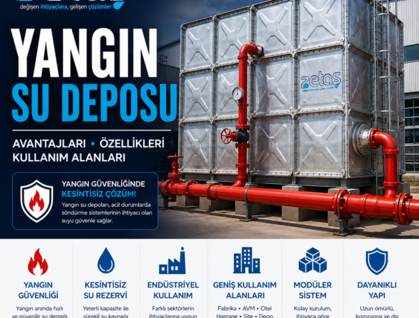 Yangın Su Deposu Nedir? Avantajları, Özellikleri ve Kullanım Alanları
